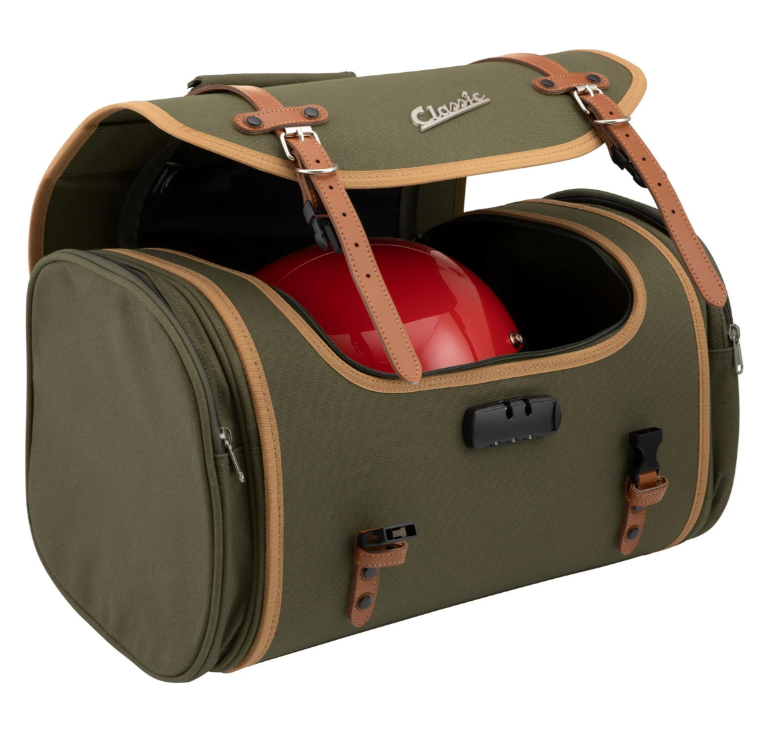 Sac "Classic" grand pour Vespa, toile, olive