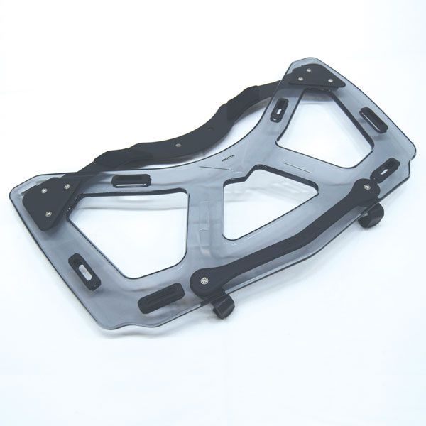 Porte-bagages pour topcase BMW K 1600 GTL (10-22), PMMA, fumé clair