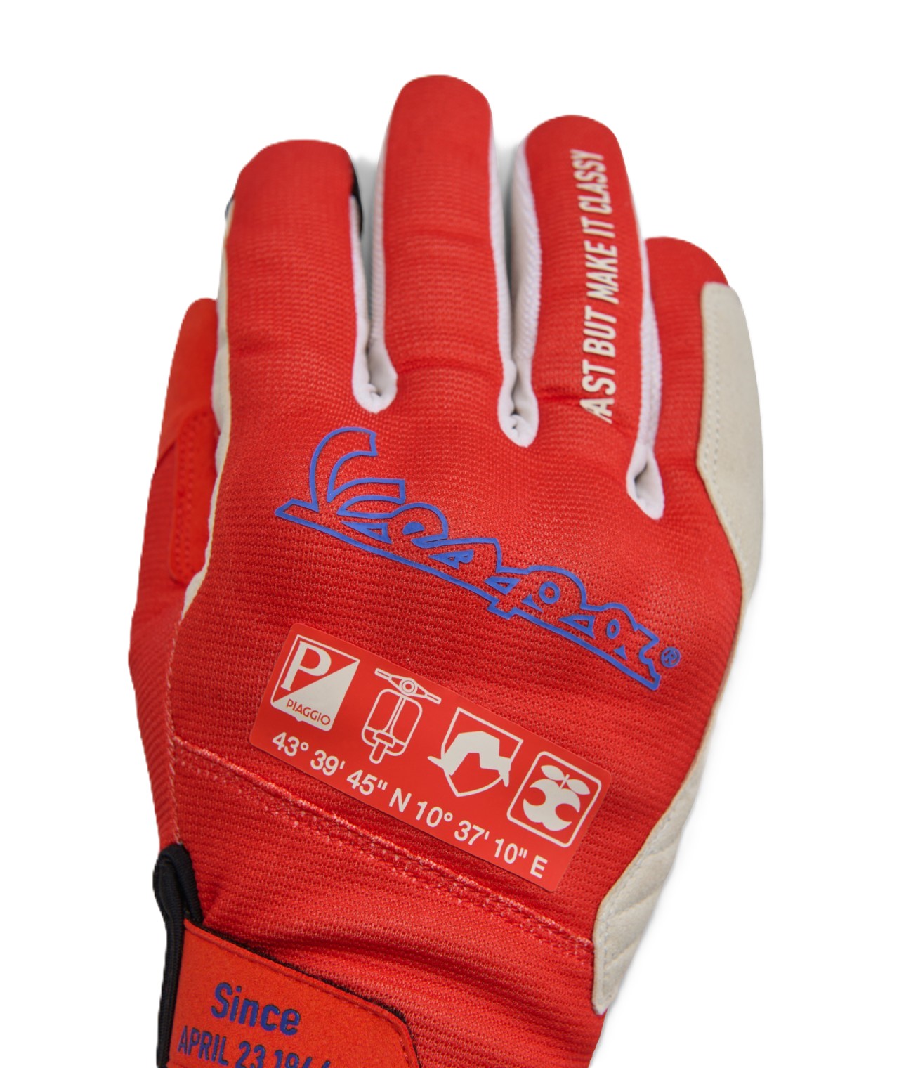 Gants Vespa orange DEC