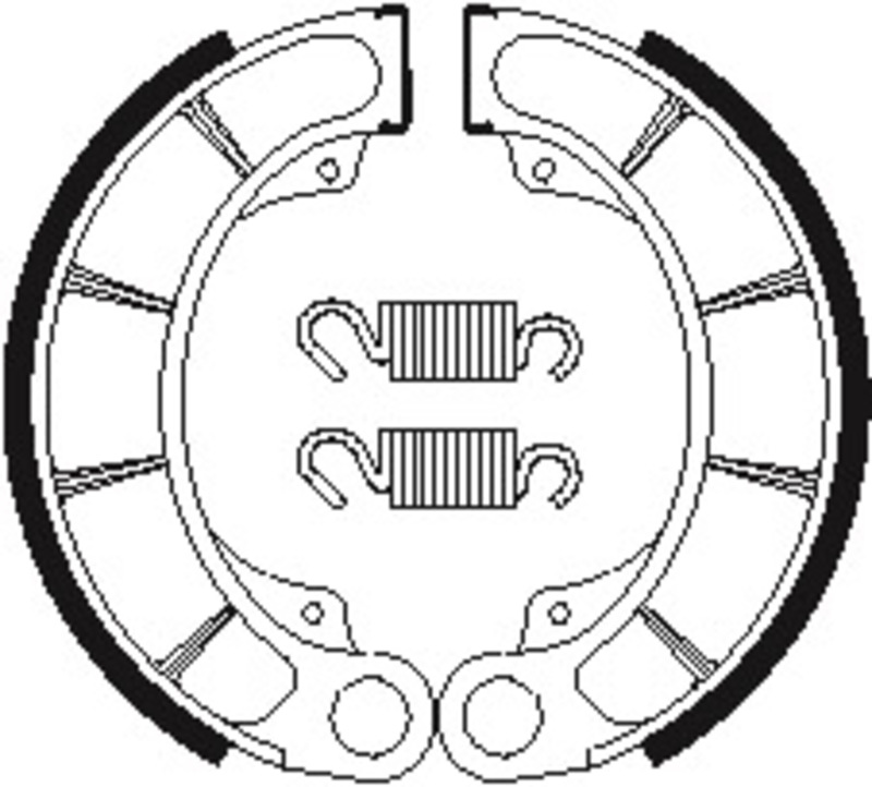 Mâchoires de frein organiques Tecnium ATV - BA207