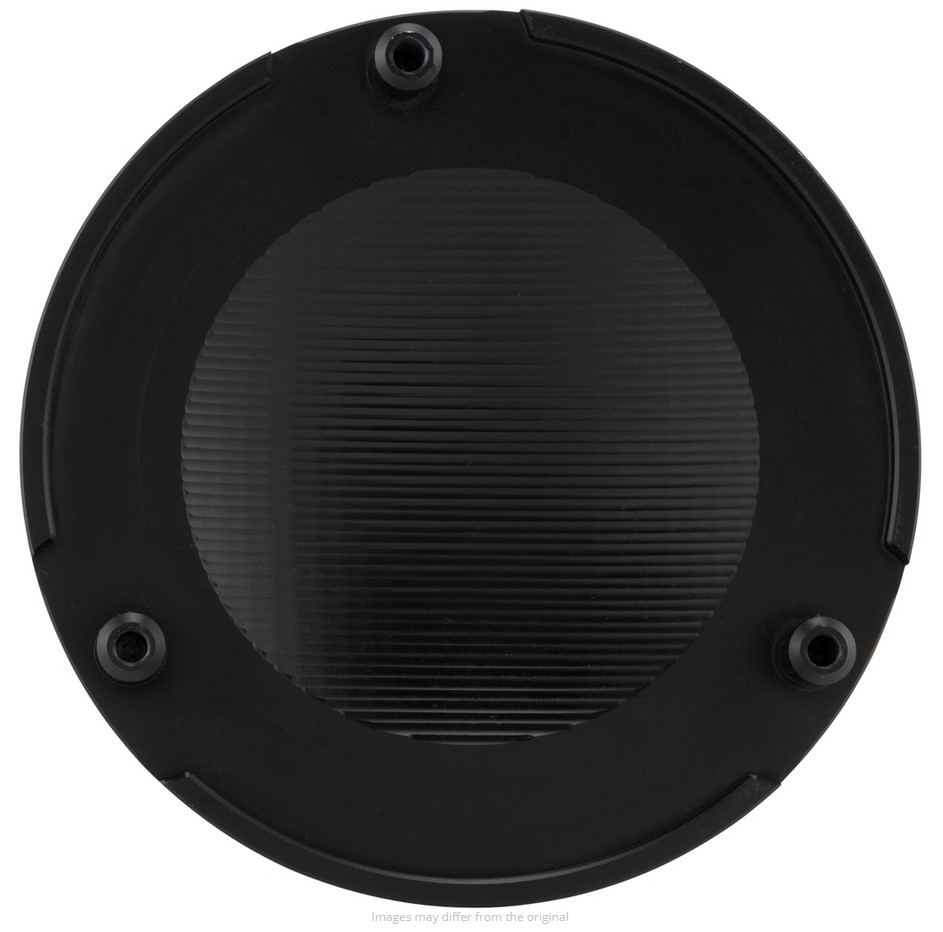 Cache couvercle vario LEADER pour Vespa, noir mat