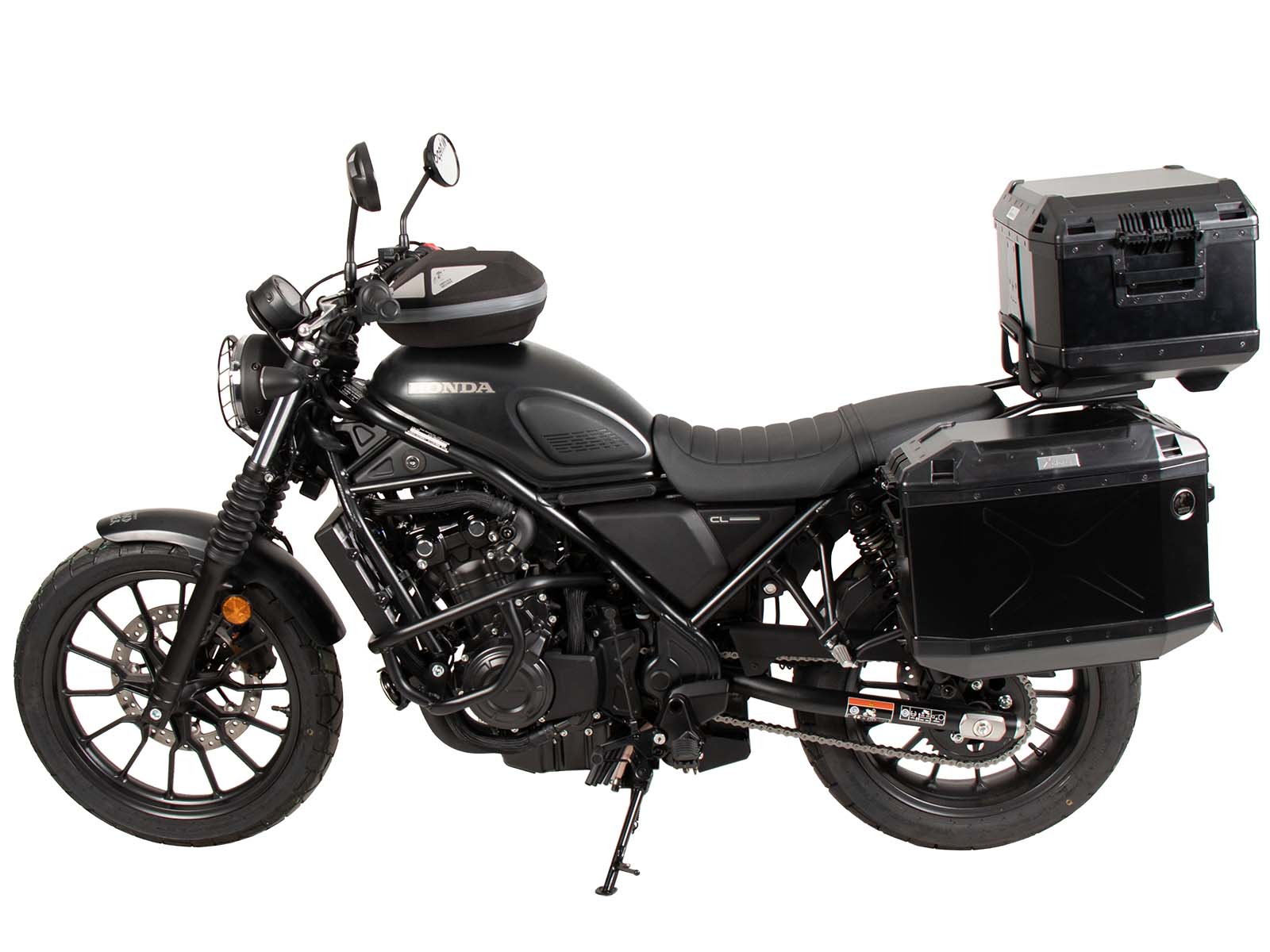 Support de top case Easyrack noir pour Honda CL 500 Scrambler (23-) Hepco & Becker