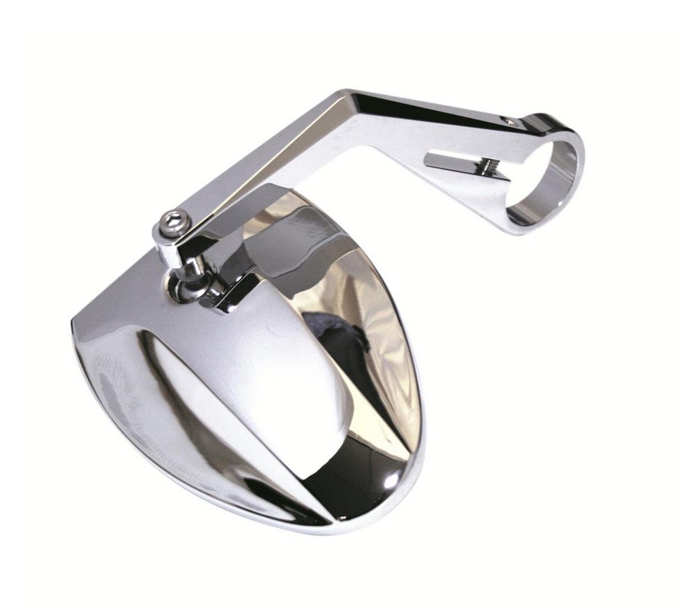 Rétroviseur final de guidon FERRARA 2 pour Vespa, gauche ou droite, chromé