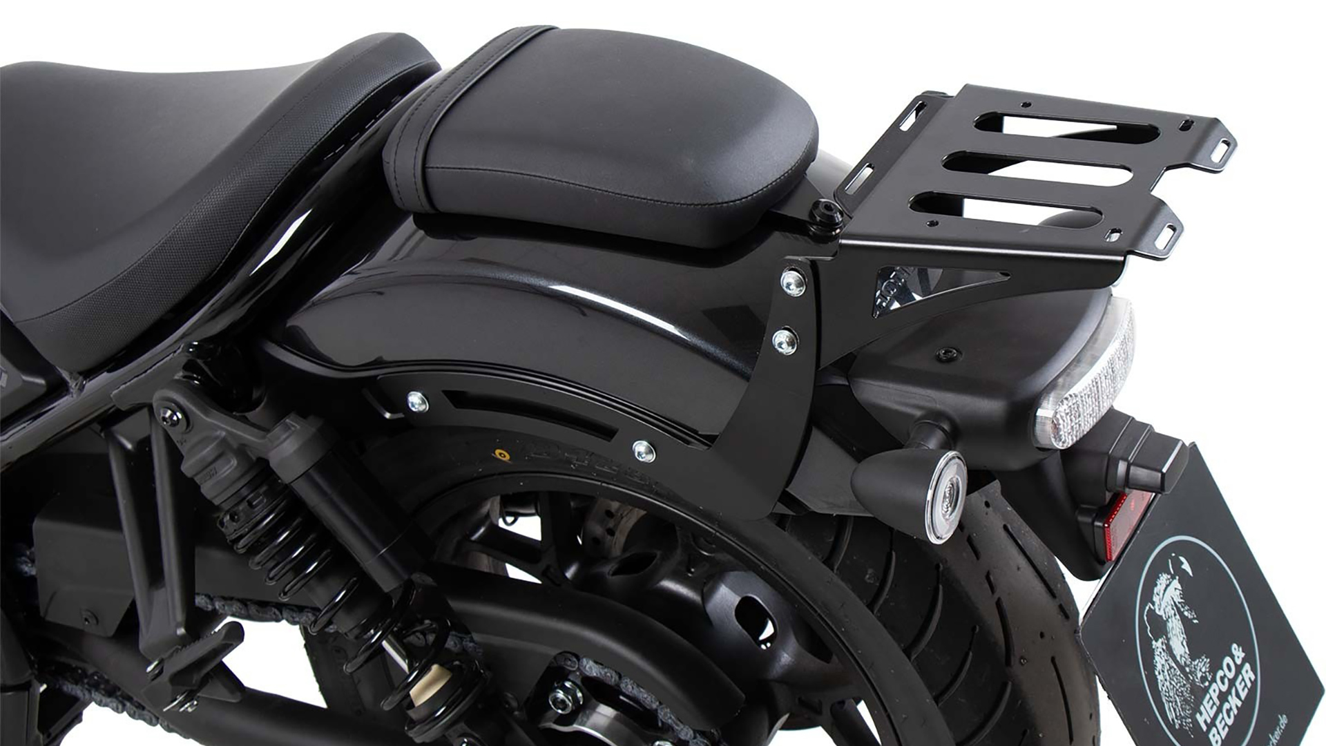 Minirack porte-bagages arrière souple noir pour Honda CMX 1100 Rebel /DCT (21-24) Hepco & Becker