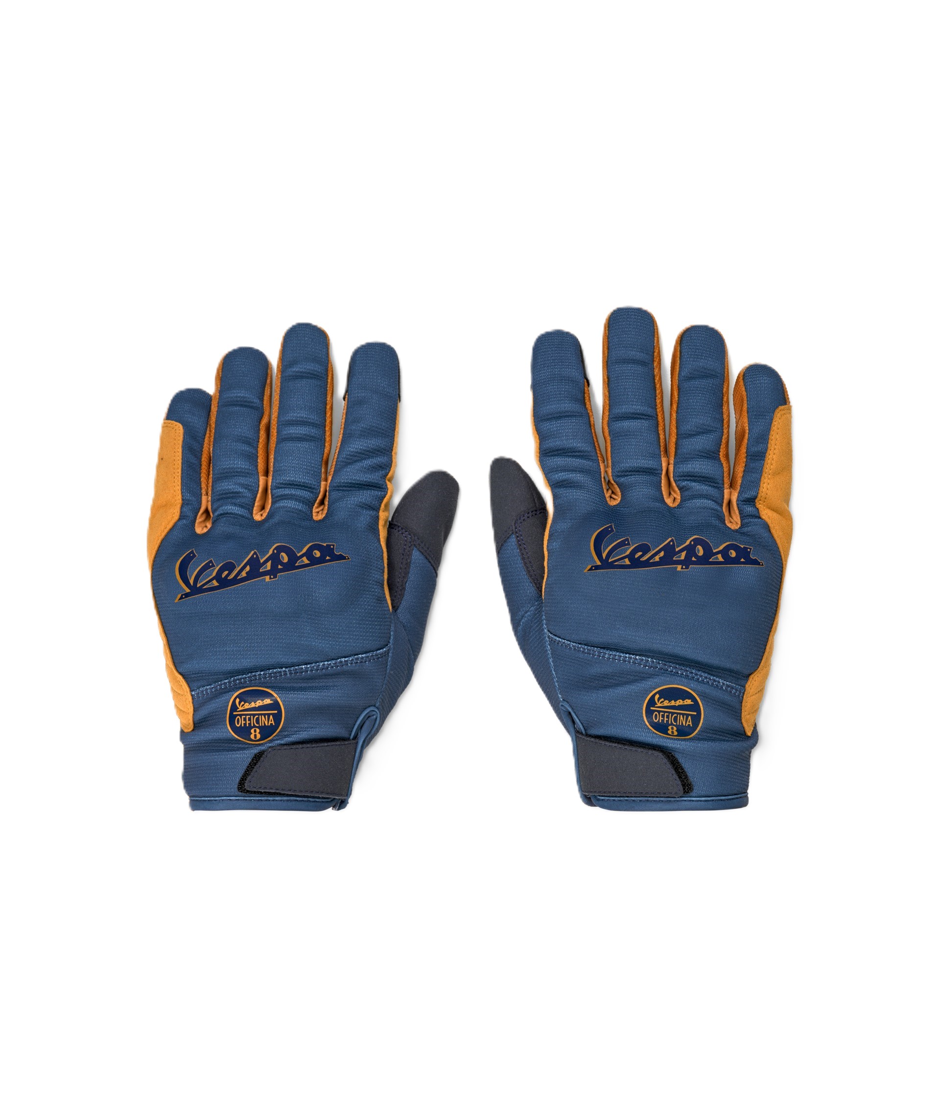 Gants Vespa Officina 8 bleu jaune