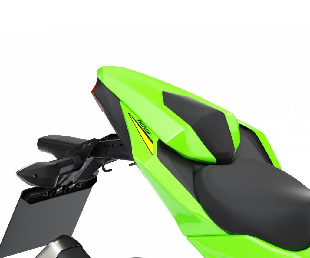 Couverture de siège passager "777 GRN Lime Green" pour Kawasaki Ninja /Z 125