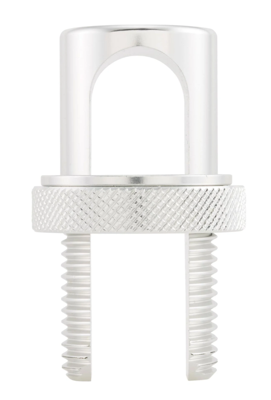 Pince de maintien du porte-bagages pour Vespa, alu, argenté