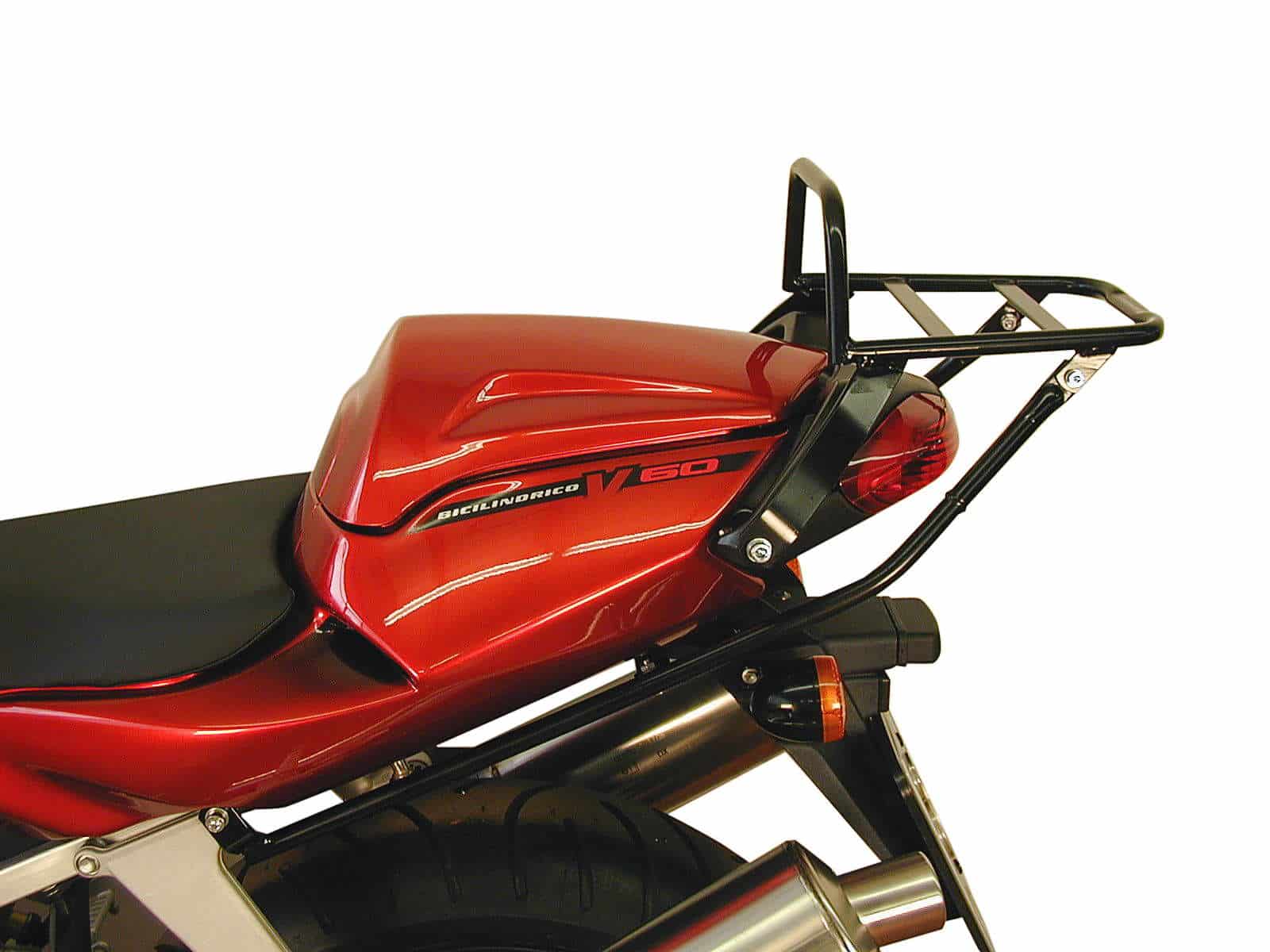 Pont à bagages tubulaire support de top case noir pour Aprilia SL 1000 Falco (00-03) Hepco & Becker