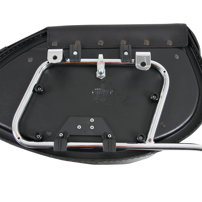 Kit de fixation rapide pour sacoches en cuir à monter sur les supports de sacoches tubulaires (1 côté)