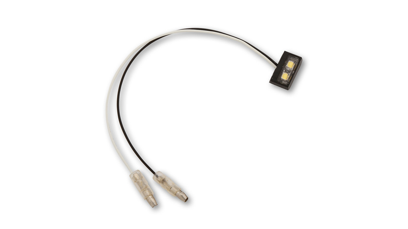 HIGHSIDER pro LED Kennzeichenbeleuchtung Schwarz/Transparent SMD, Selbstklebend (1Stck)