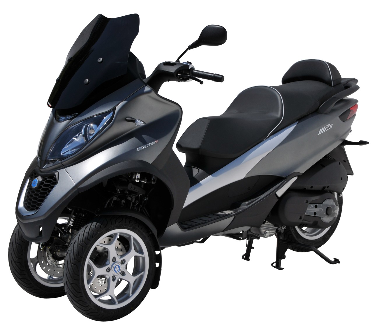 Pare-brise ERMAX Sport pour Piaggio MP3 400 HPE (-22), noir