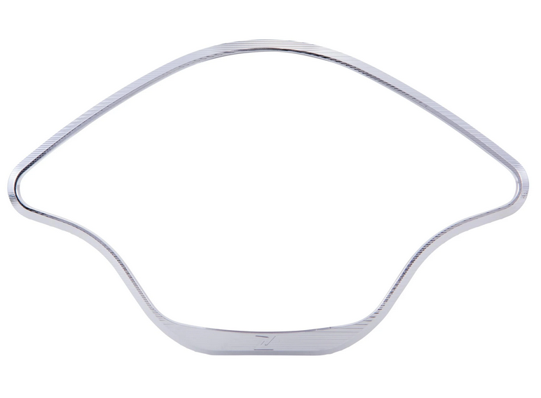 Anneau décoratif tachymètre ZELIONI pour Vespa Primavera/Sprint/Elettrica 50-150ccm 2T/4T AC, chrome