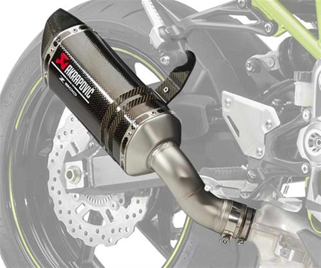 Akrapovic pot d'échappement sport en carbone pour Kawasaki Z 900 70kW A2-Varinte (20-24)