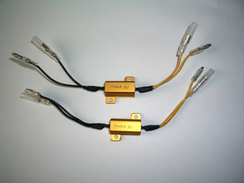 HIGHSIDER smart Résistance de puissance 25 W - 6,8 ohms, Avec câble (paire)