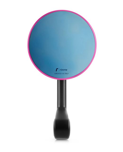 Rétroviseur d'extrémité de guidon RIZOMA E-POP gauche ou droit pour Vespa, noir/rose