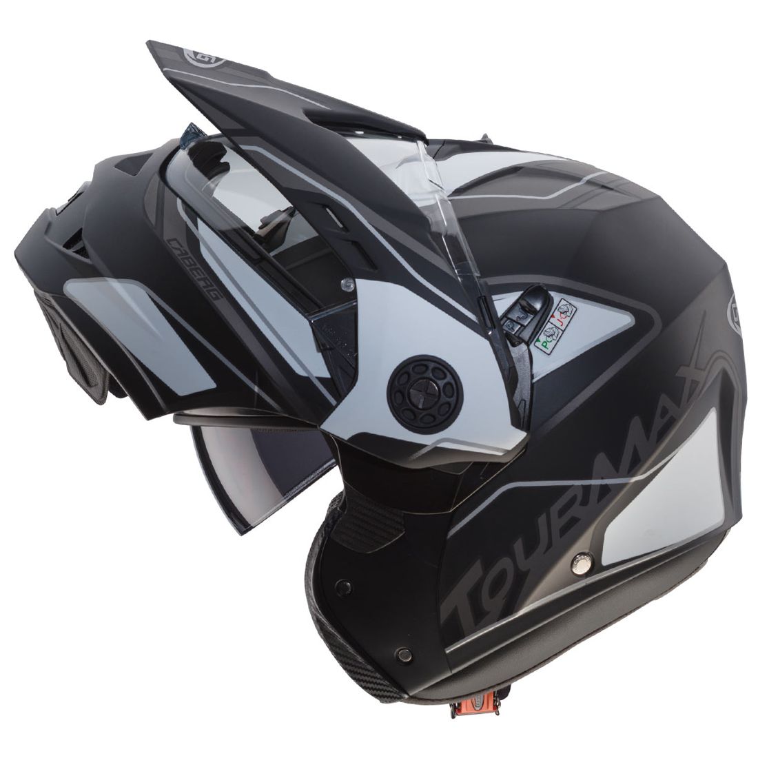Caberg casque Tourmax Marathon, noir mat/blanc