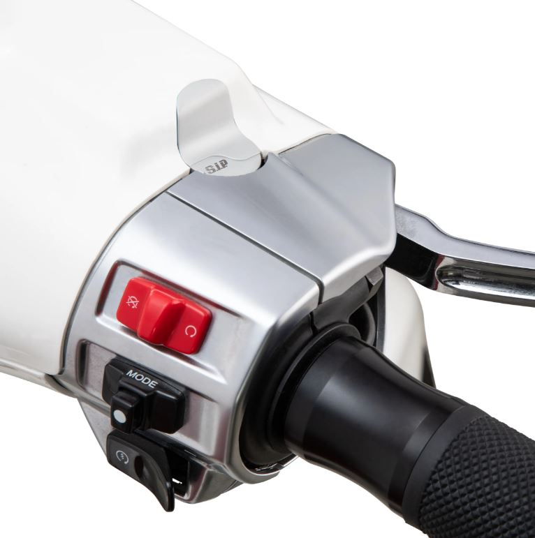 Cache trou de rétroviseur gauche & droite pour Vespa Primavera/Sprint/Elettrica 50-150ccm, argent mat