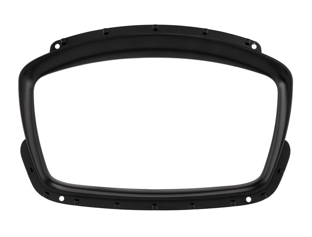Anneau décoratif tachymètre pour Vespa GTS Supertech HPE 125/300 ('19-), noir mat