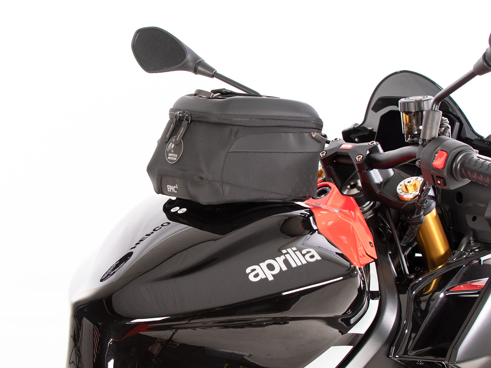 Anneau de réservoir Basic avec unité de fermeture de la sacoche de réservoir pour Aprilia Tuono 660 Factory (22-)