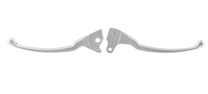 Jeu de leviers sport frein gauche/droit pour Vespa LX/​LXV/​S/​Primavera/​Sprint 50-150ccm, argent
