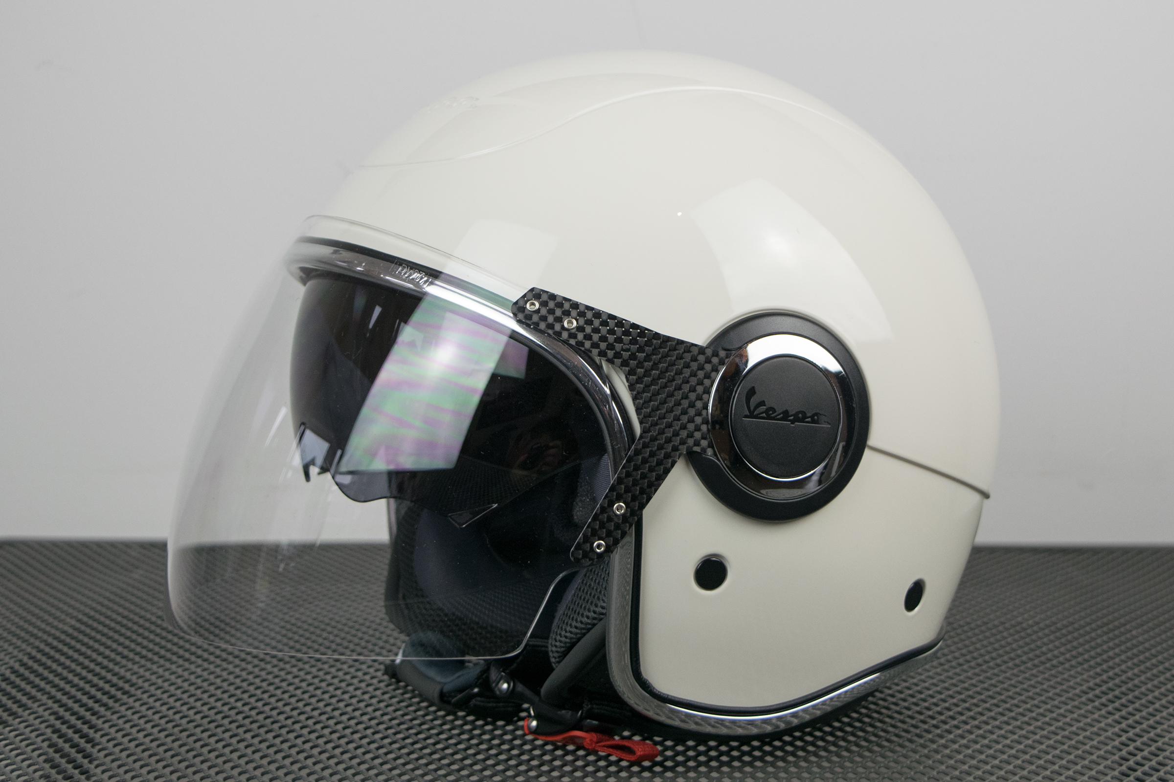 Casque jet Vespa VJ blanc