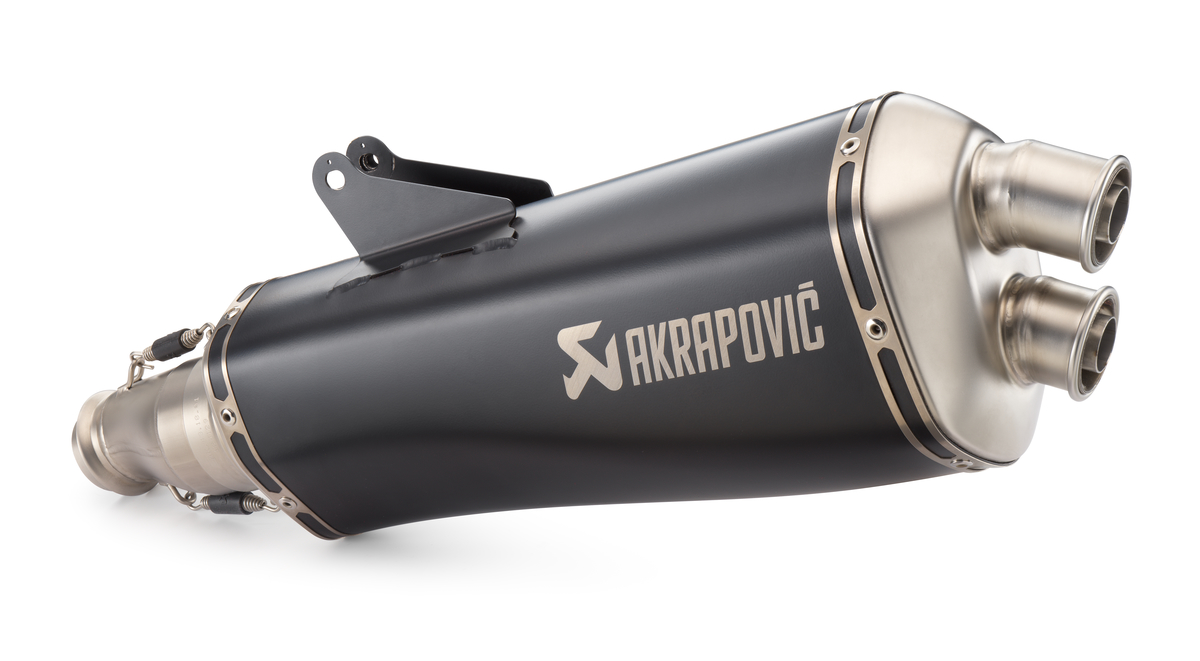 Akrapovic Slip-On LINE système d'échappement noir pour 690 Enduro / SMC (année 19-)
