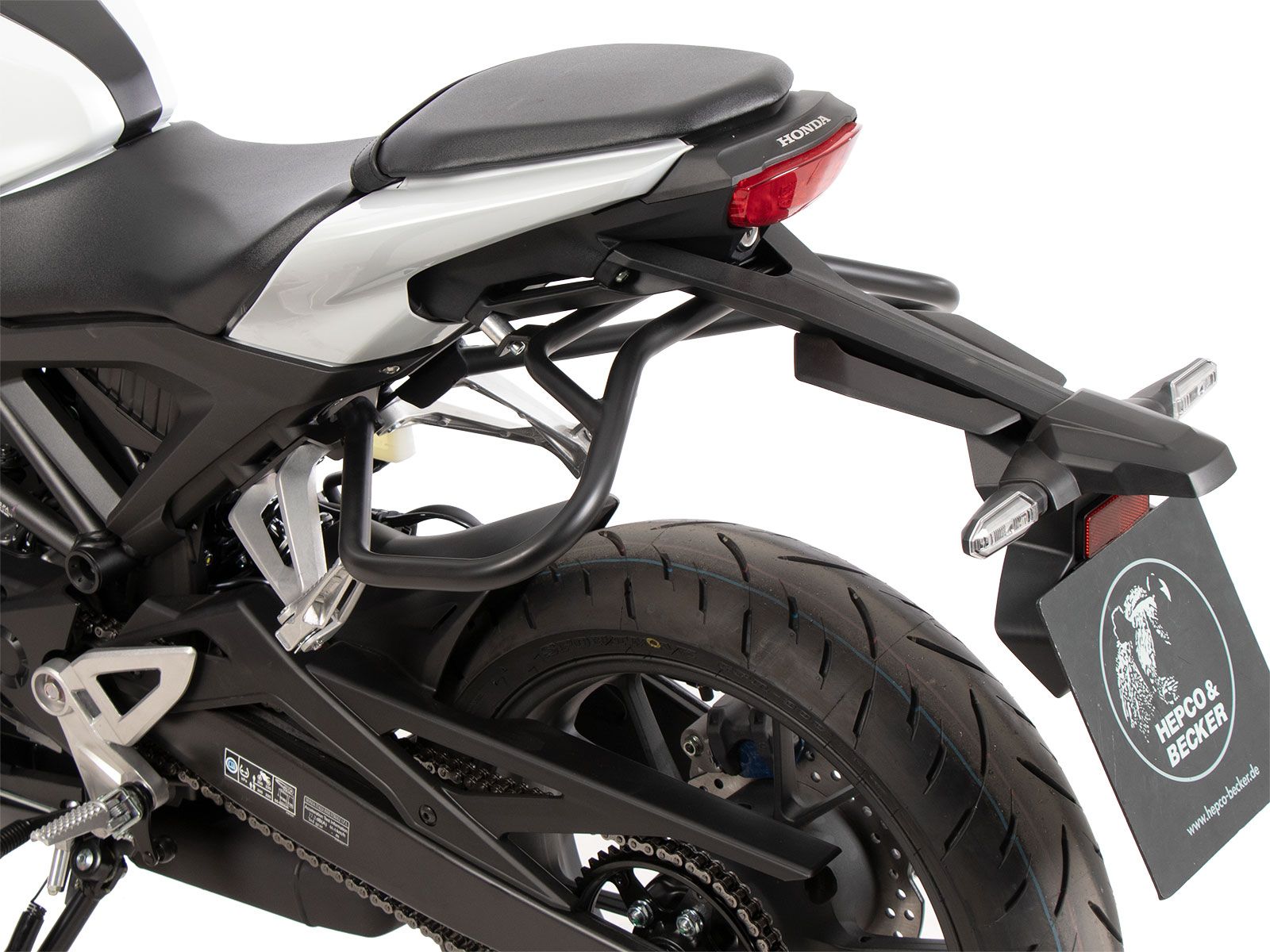 Arceau de protection arrière noir pour Honda CB 125 R (18-24) Hepco & Becker