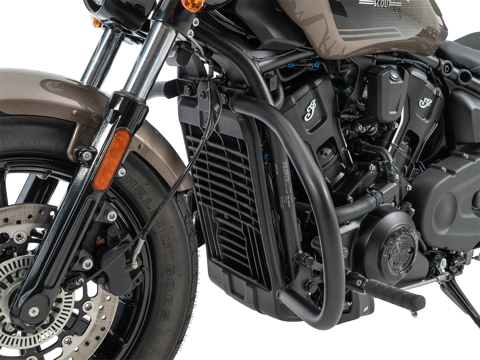 Arceau de protection moteur noir pour Indian 101 Scout 1250 (25-) Hepco & Becker