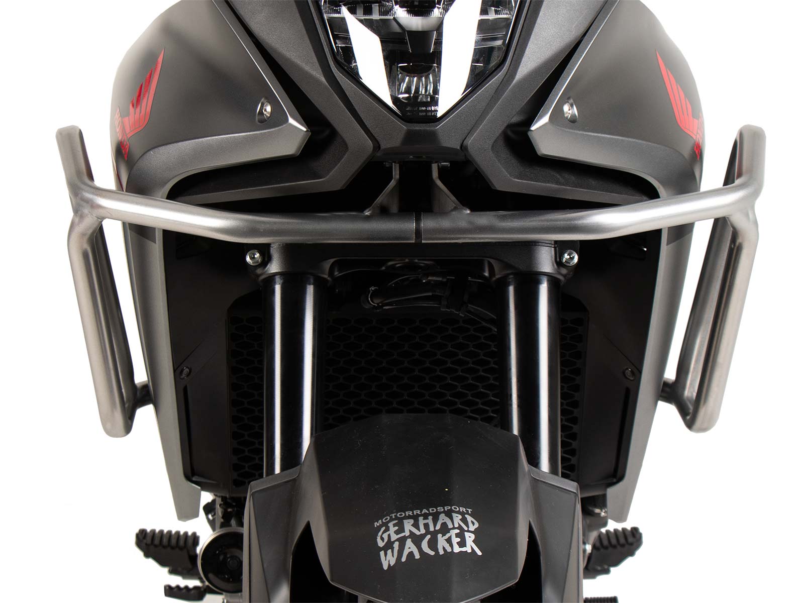 Arceau de protection du réservoir argenté pour Honda XL 750 Transalp (23-) Hepco & Becker