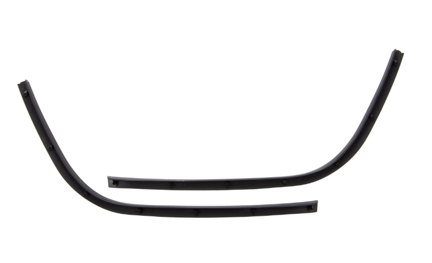 Tube mono fente tablier de jambe & marchepied pour Elettrica/Primavera/Sprint 50-150cc, noir brillant