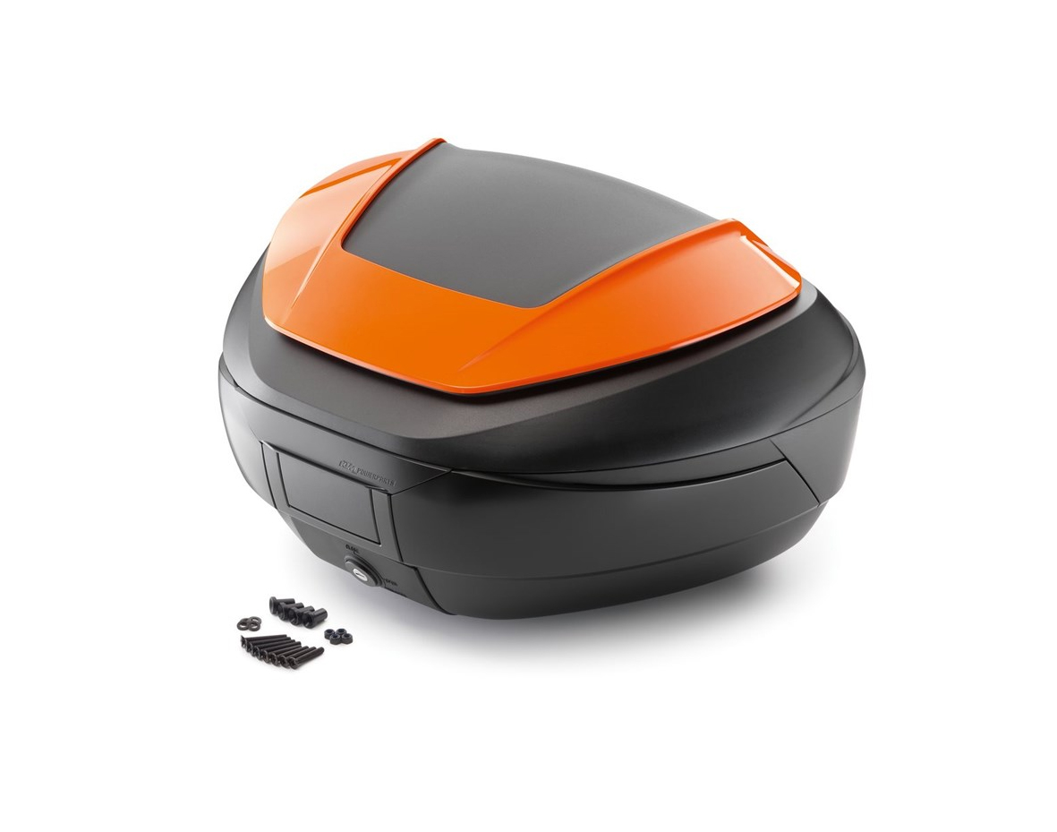 KTM Topcase (orange) pour Duke 125, 390, 690, 790, 1090 1290 Adventure / Superduke