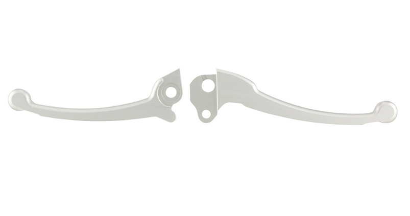 Kit levier sport embrayage/frein pour Vespa PX 125-200cc, HBZ Grimeca, droite/gauche, argent mat