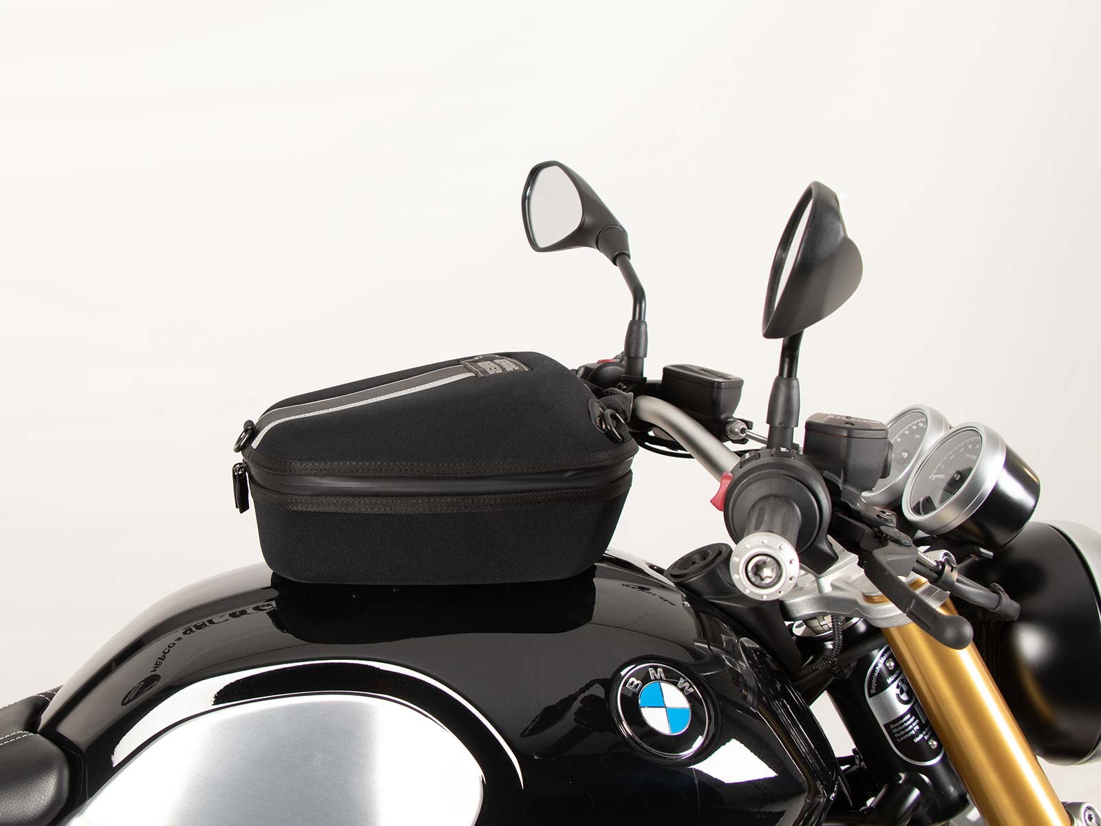 Anneau de réservoir Basic avec unité de fermeture de la sacoche de réservoir pour BMW R nineT Racer (17-20) Hepco & Becker