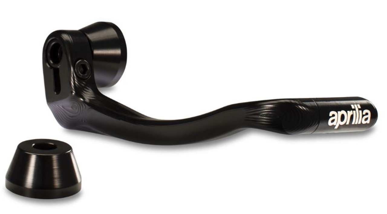 Protection de levier de frein noir pour Aprilia Tuono 457 (25-)