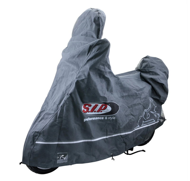 Garage pliant Indoor PREMIUM 2.0 pour Vespa ET2/ET4/LX/LXV/S/Primavera/Sprint, taille L, gris