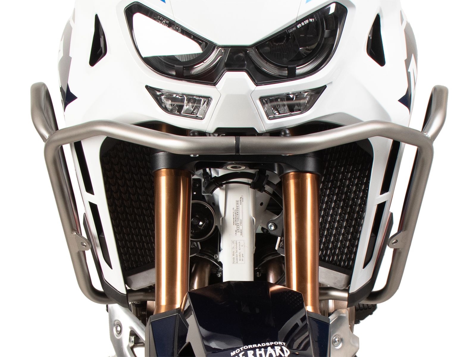 Arceau de protection du réservoir en acier inoxydable pour Honda CRF 1100 Africa Twin Adventure Sports (24-) Hepco & Becker