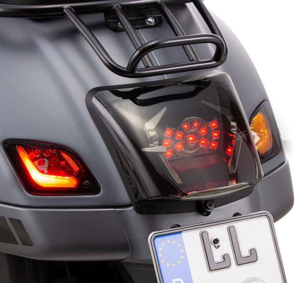Kit clignotants arrière gauche/droite pour Vespa GTS/GTS Super/GTV/GT 60/GT/GT L ('03-'13), teinté