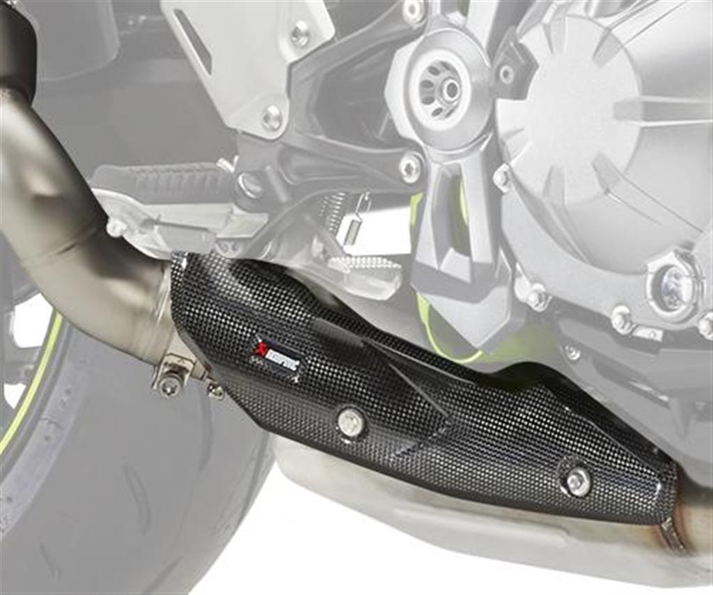 Akrapovic Carbon Heat Shield pour Z 900 /70kW /SE (17-24)
