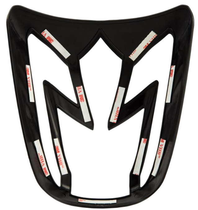 Grille de feux arrière pour Vespa Primavera/​Sprint 50-150ccm 2T/​4T AC, noir mat