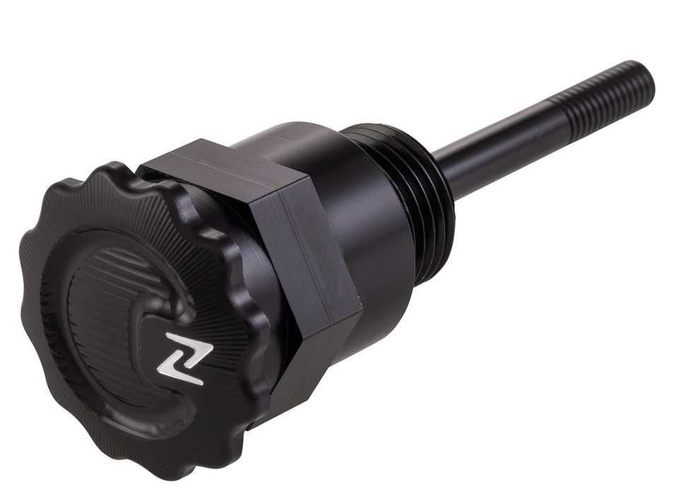 Bouchon de remplissage d'huile moteur "Vintage" pour Vespa, noir