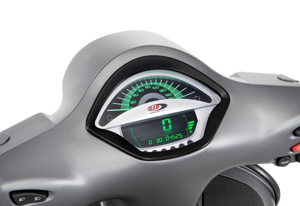 Compte-tours/tachymètre pour Vespa GTS/GTS Super 300ccm FL ('14-), argenté