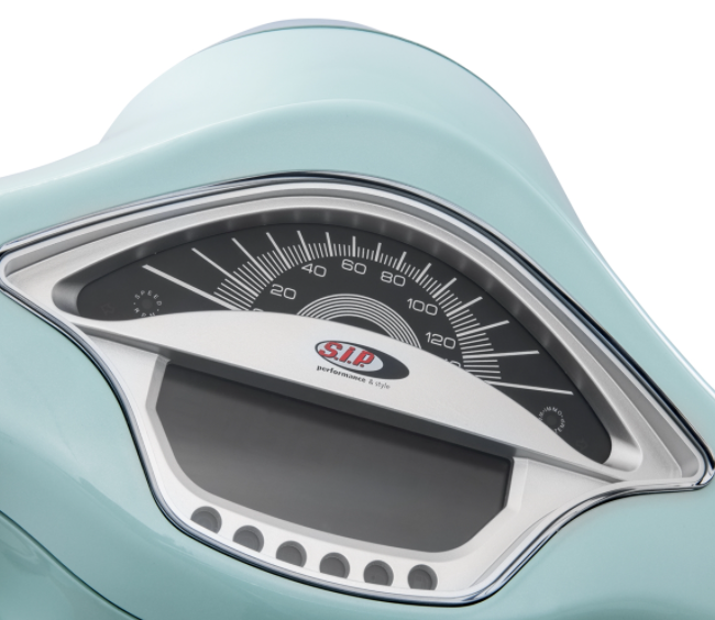 Compte-tours/tachymètre pour Vespa Primavera/Sprint 50-150ccm 2T/4T AC, argenté