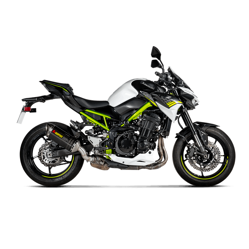 Akrapovic Slip-On Line (carbone) pot d'échappement pour Kawasaki Z900 A2 année modèle 2018-2021