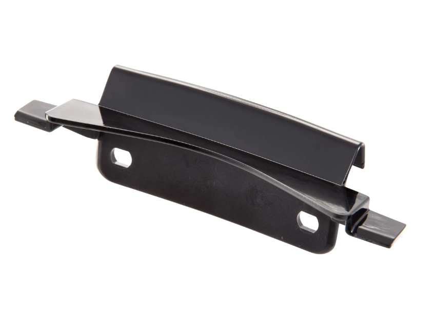 Tube mono fente tablier de jambe & marchepied pour Elettrica/Primavera/Sprint 50-150cc, noir brillant