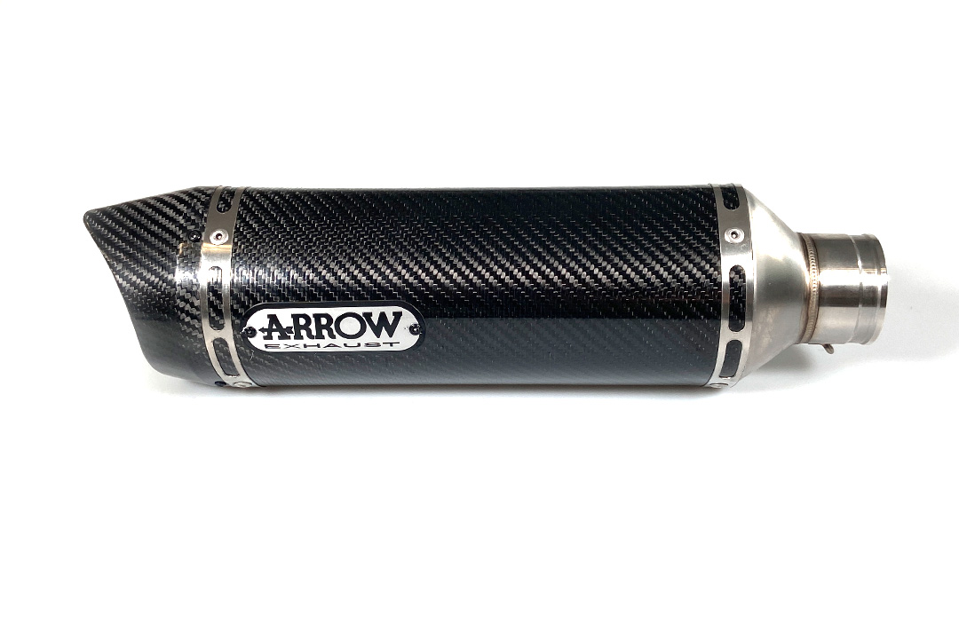 ARROW Auspuff THUNDER für Yamaha MT09 / Tracer 900 2013-, Carbon (Nur mit ARROW Krümmer)