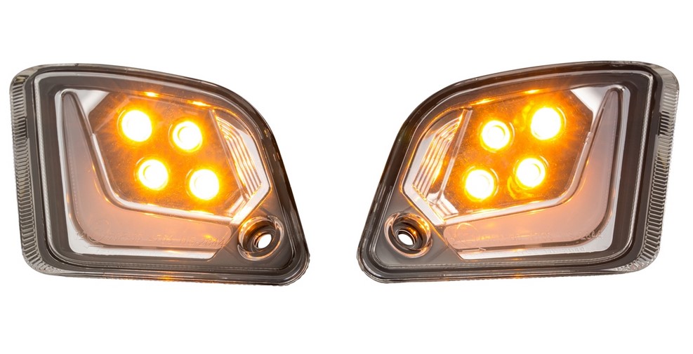 Kit clignotants arrière gauche/droite pour Vespa GTS/GTS Super/GTV 125-300ccm ('14-), clair