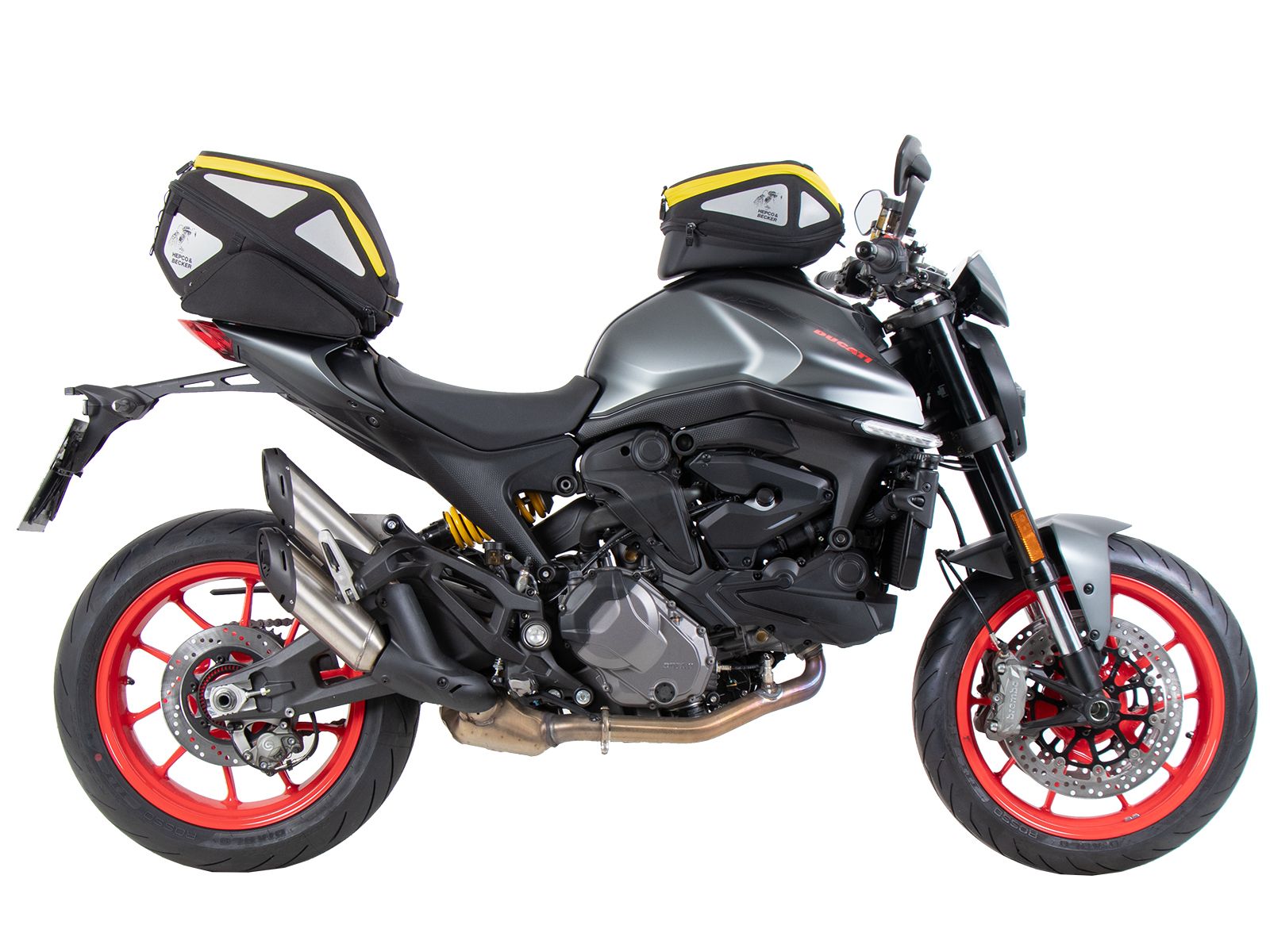 Anneau de réservoir Basic avec unité de fermeture de la sacoche de réservoir pour Ducati Monster 937 / 937+ (21-)