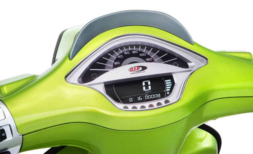 Compte-tours/tachymètre pour Vespa Primavera/Sprint 50-150ccm 2T/4T AC, argenté