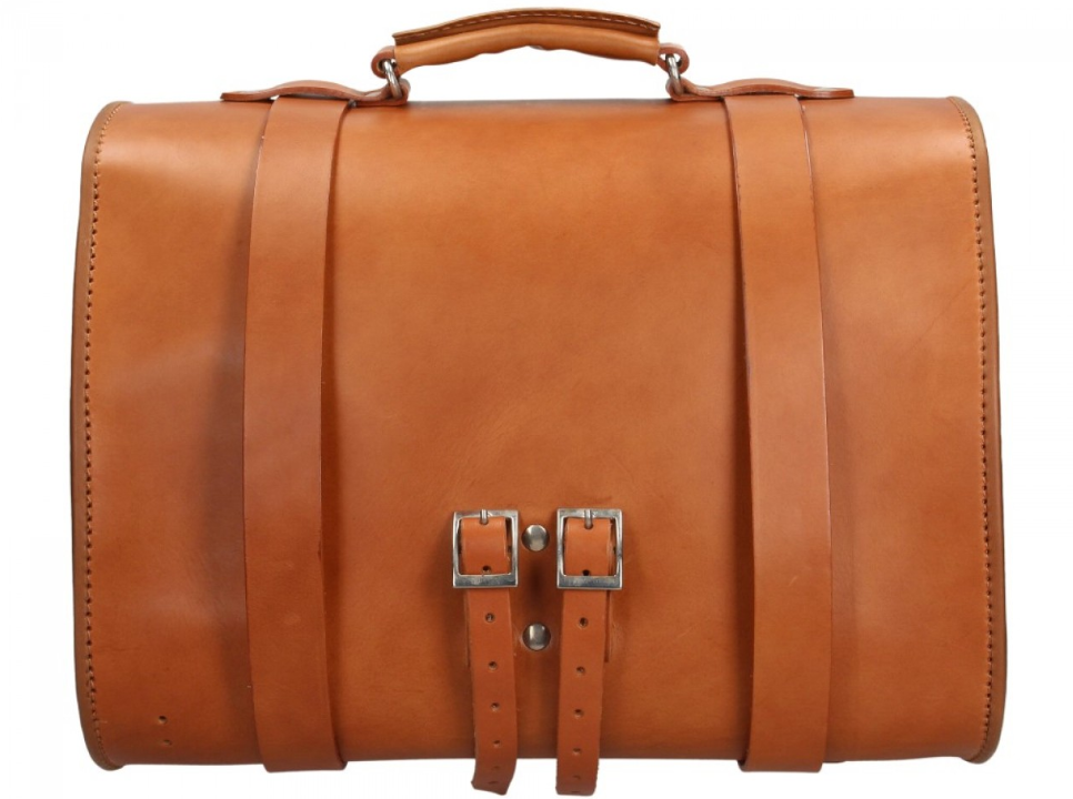 Sacoche en cuir originale Vespa - Marron