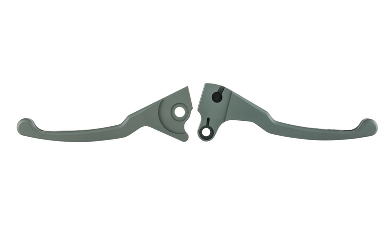 Kit levier de frein sport Shorty pour Vespa LX /LXV /S /Primavera /Sprint 50-150ccm, gris mat